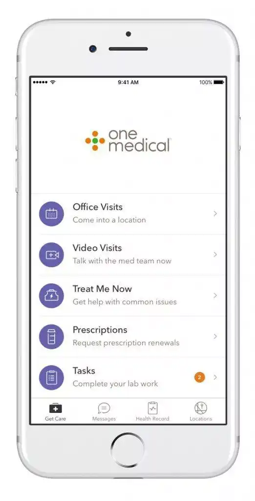 One medical with mobile friendly interface