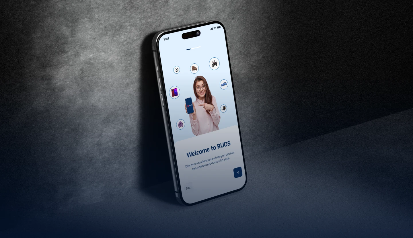 Ruos App case study featured image