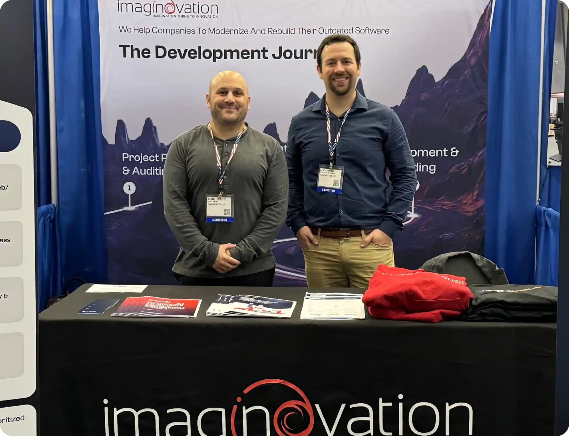 Mike and Eric at Trade Show