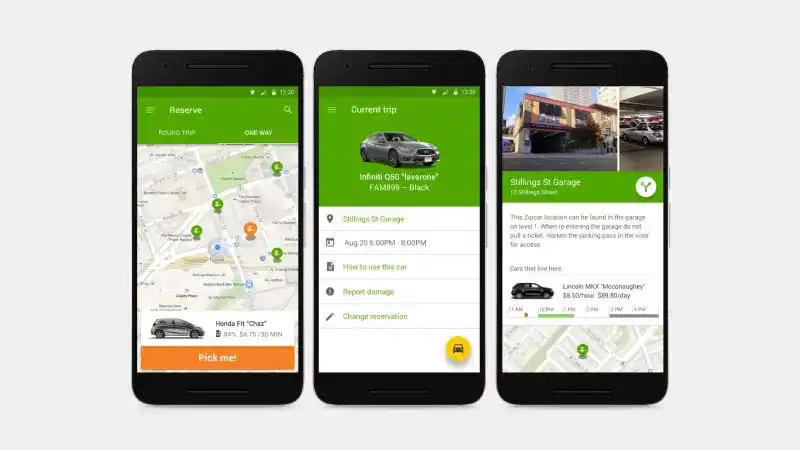 Zipcar Mobile App